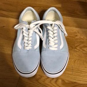 Light blue vans size 8 for $65.